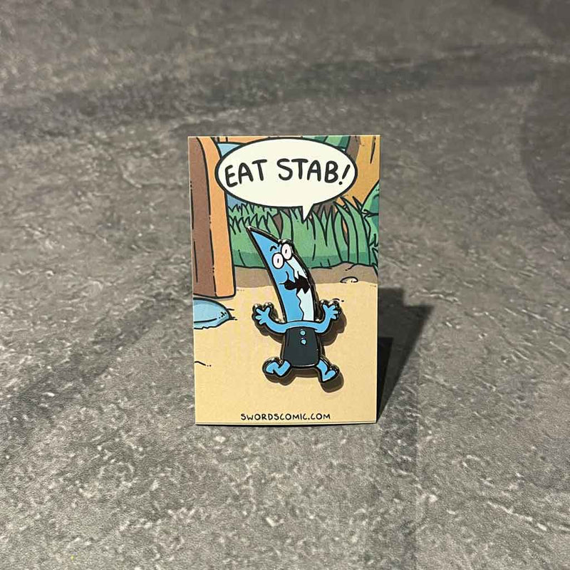 Swords Comics Enamel Pin