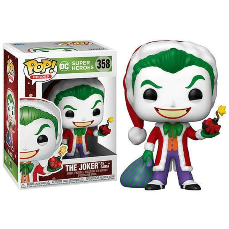 DC Super Heroes: The Joker as Santa Pop! Vinyl (Heroes 358)