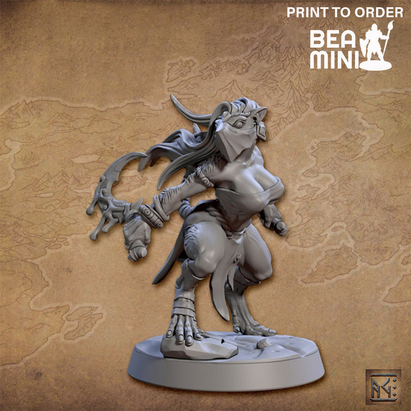 Skaria Shadowdancer  | BeaMini Print to Order Miniatures