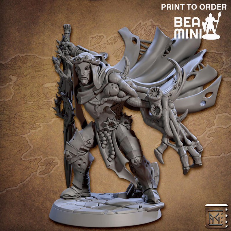 Fallen Saint Mordentus – the Penitent | BeaMini Print to Order Miniatures