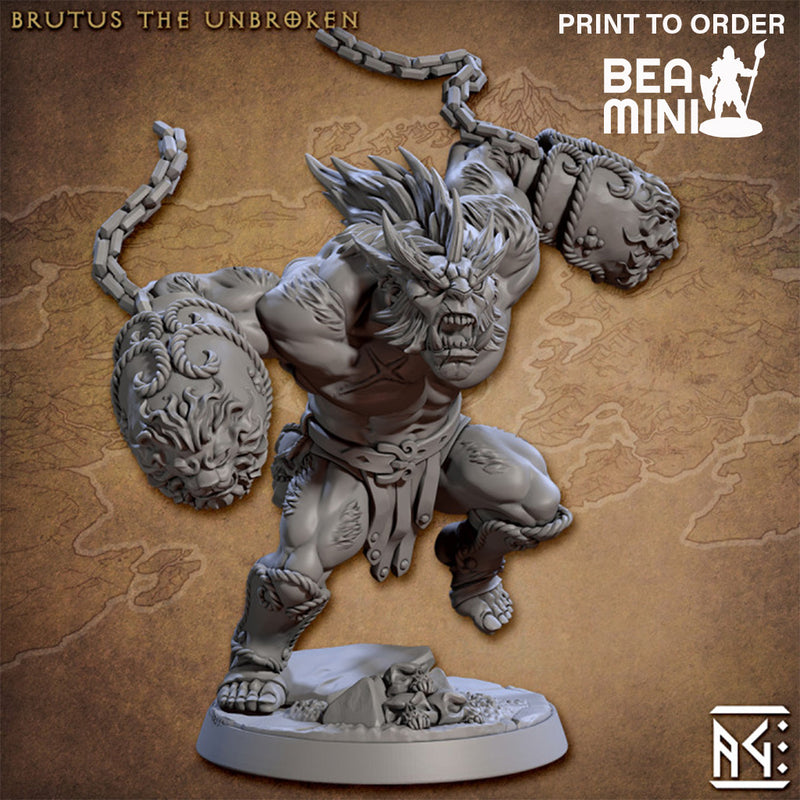 Brutus the Unbroken | BeaMini Print to Order Miniatures