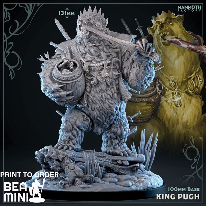 King Pogh | BeaMini Print to Order Miniatures