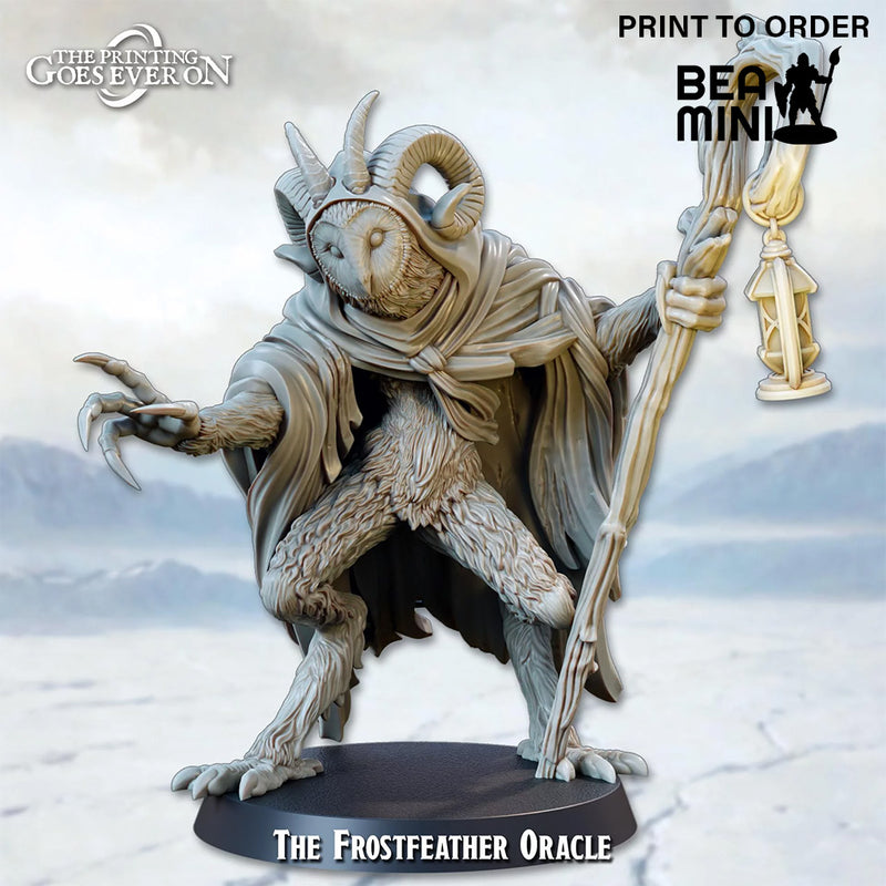 Frostfeather Oracle | BeaMini Print to Order Miniatures