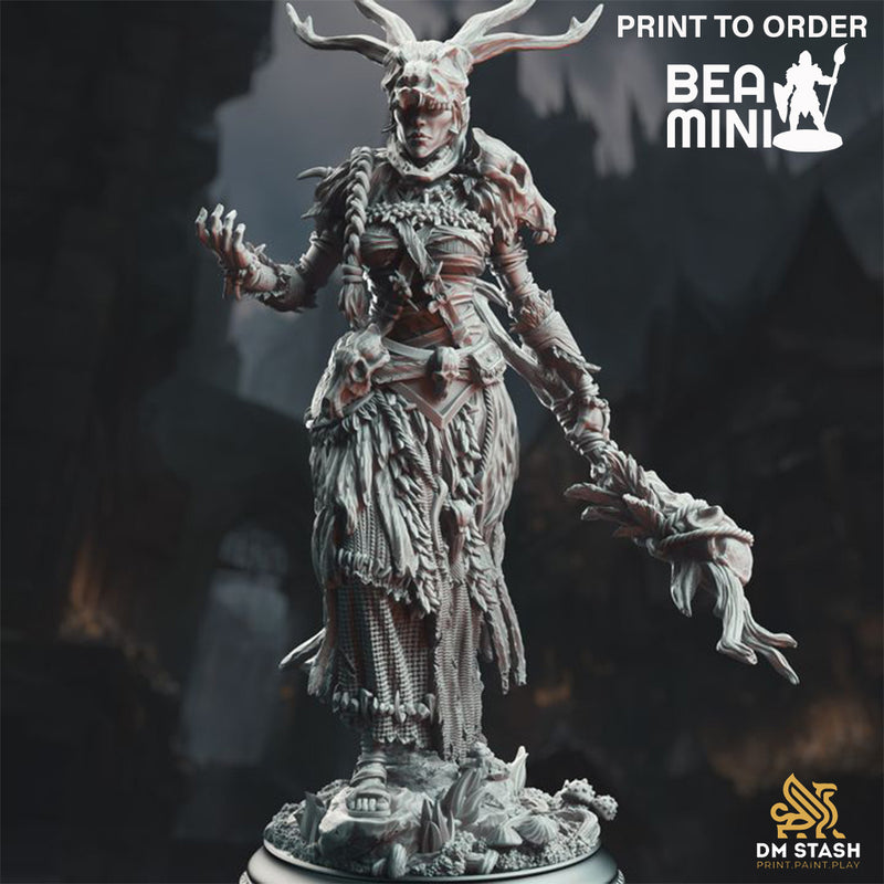 Goliath Druid Elder - Turak'tali | BeaMini Print to Order Miniatures