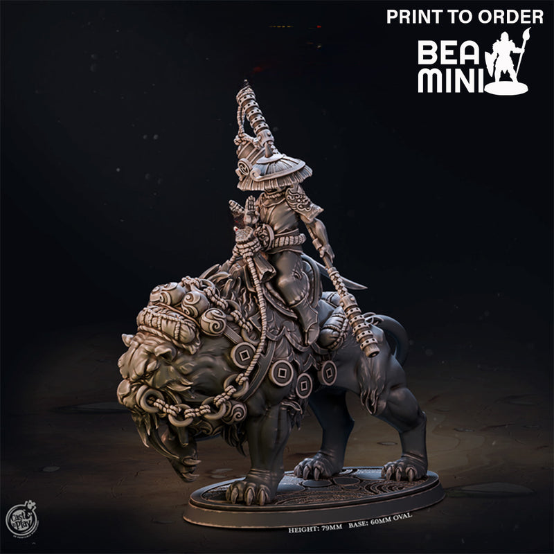 Tiger Rider | BeaMini Print to Order Miniatures