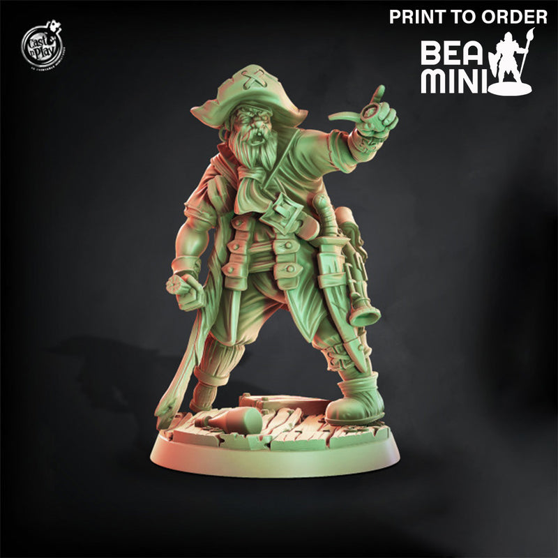 Buccaneer | BeaMini Print to Order Miniatures