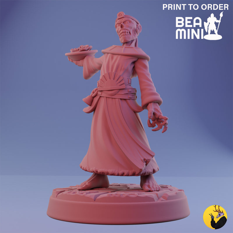 Black Rose Bearer | BeaMini Print to Order Miniatures