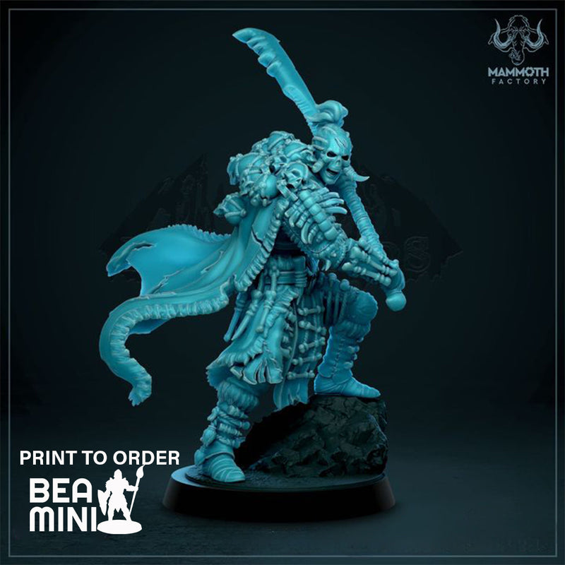 Giantblood Berserker Leader  | BeaMini Print to Order Miniatures