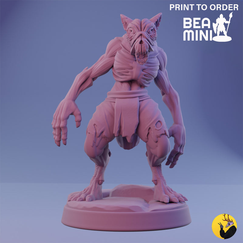 Deathwolf | BeaMini Print to Order Miniatures