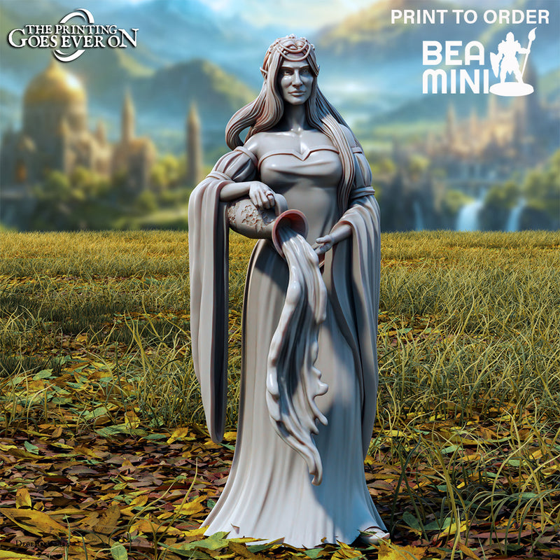 Gladhiel - Elven Queen | BeaMini Print to Order Miniatures