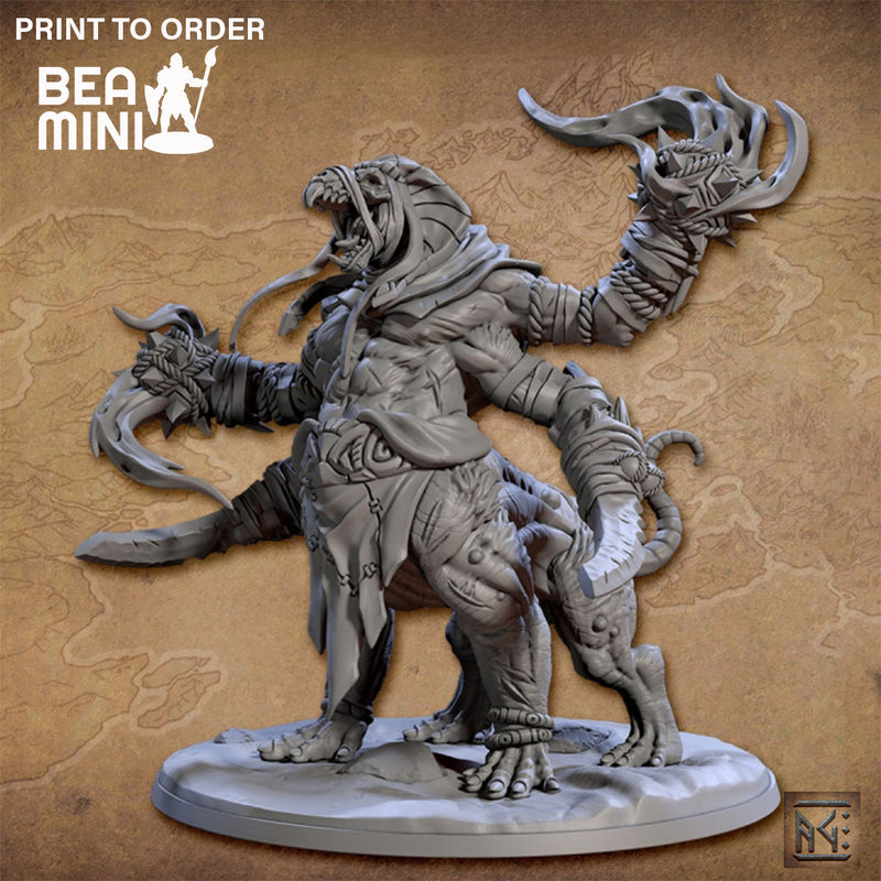 Isferat - The Cursed Cataclysm | BeaMini Print to Order Miniatures