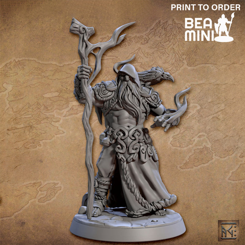 Wodan the Allseer | BeaMini Print to Order Miniatures