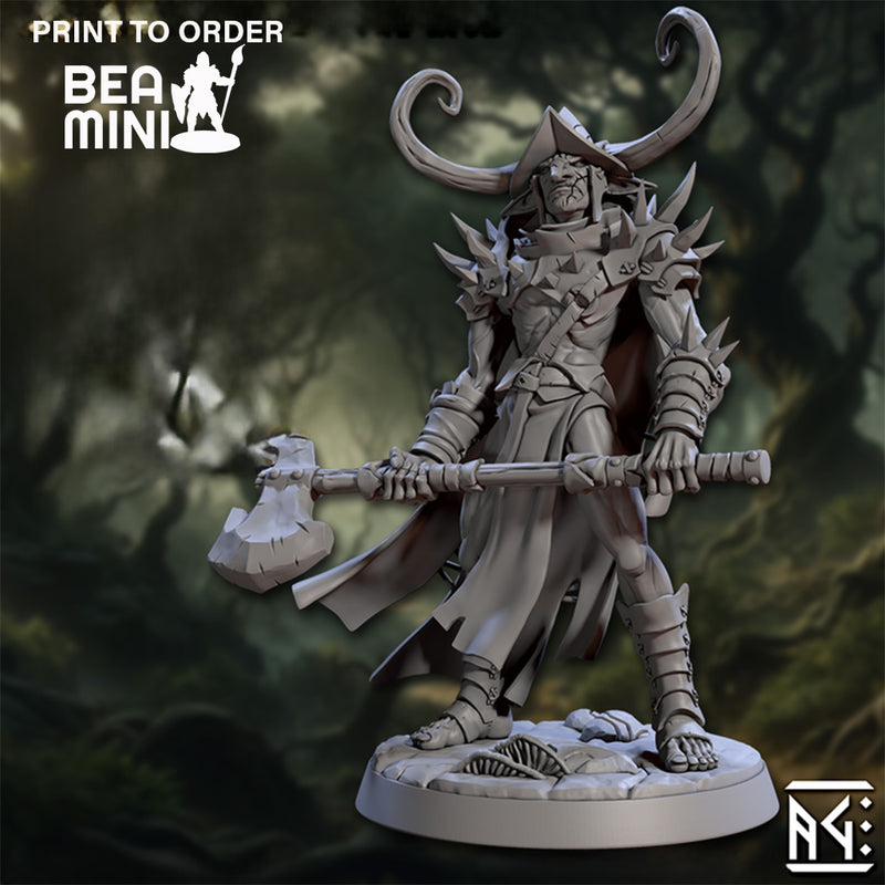 Hobgoblin Warchief | BeaMini Print to Order Miniatures