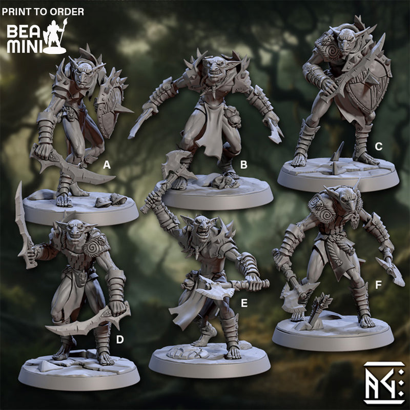 Faldorn Hobgoblins | BeaMini Print to Order Miniatures