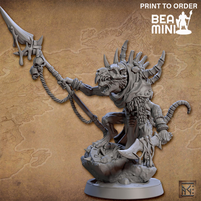 Bonekrat Carrionbearer | BeaMini Print to Order Miniatures