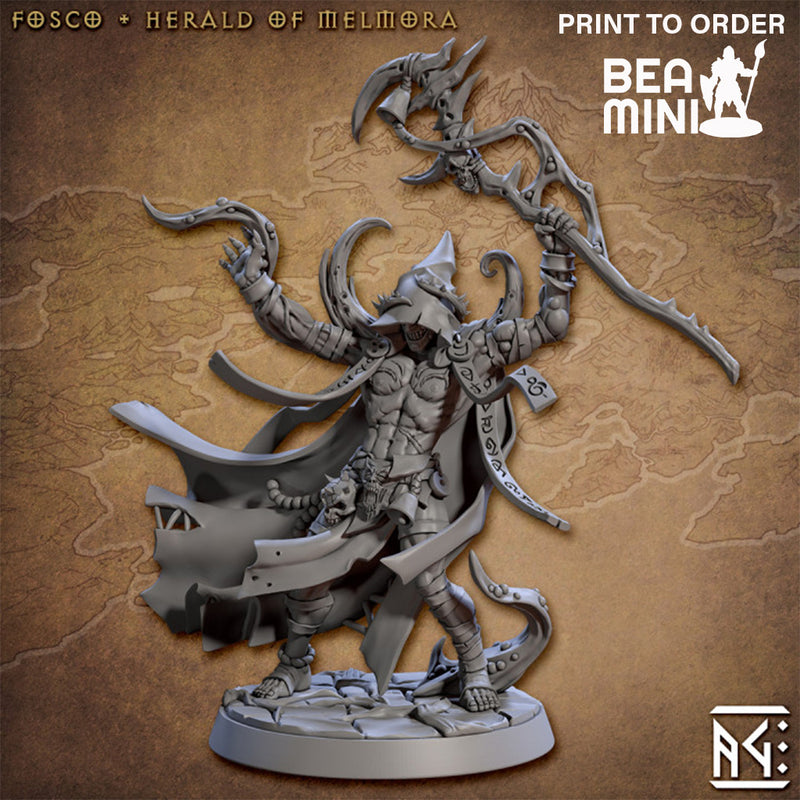 Fosco – Herald of Melmora | BeaMini Print to Order Miniature