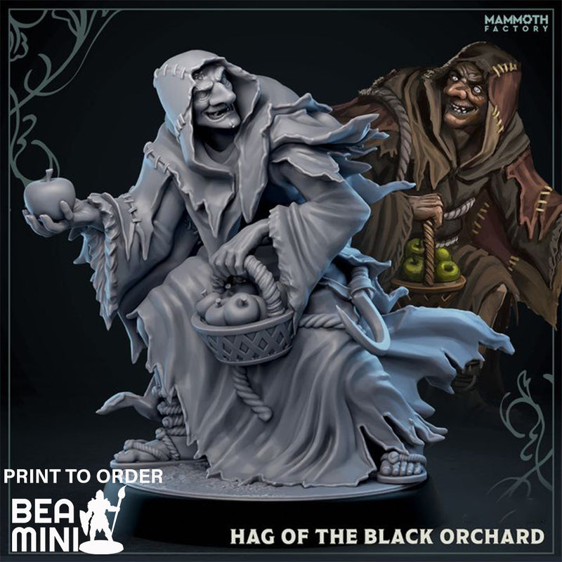 Hag of the Black Orchard | BeaMini Print to Order Miniatures