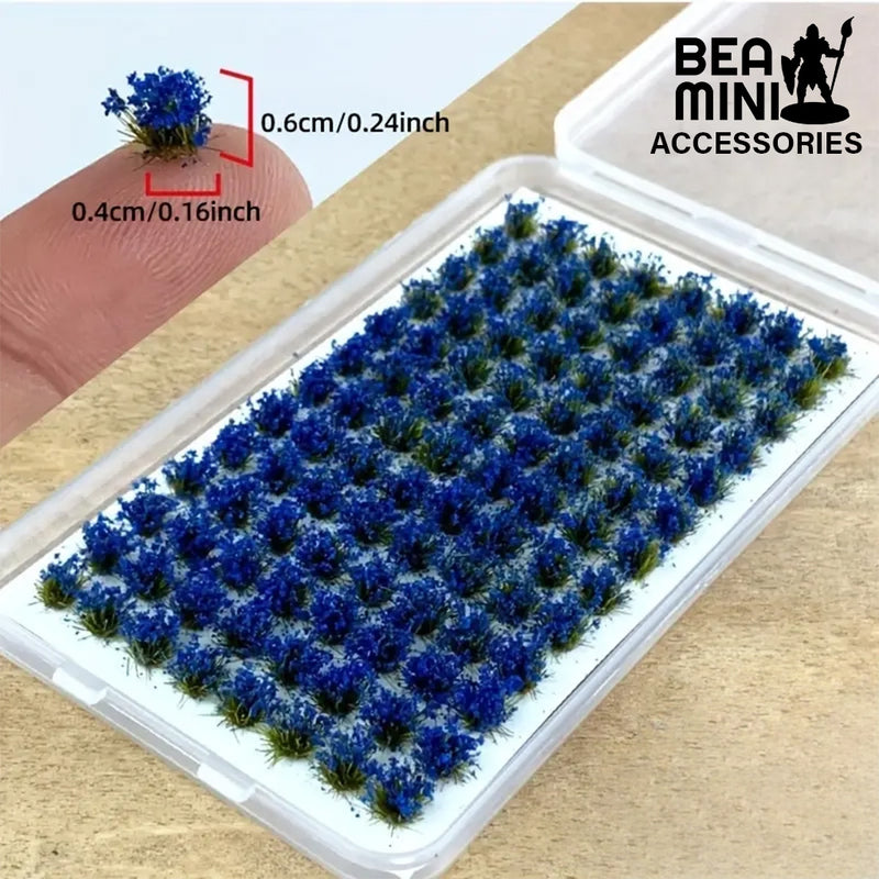 Bea Mini Basing Tufts - Blue Flowers 104Tuft Pack