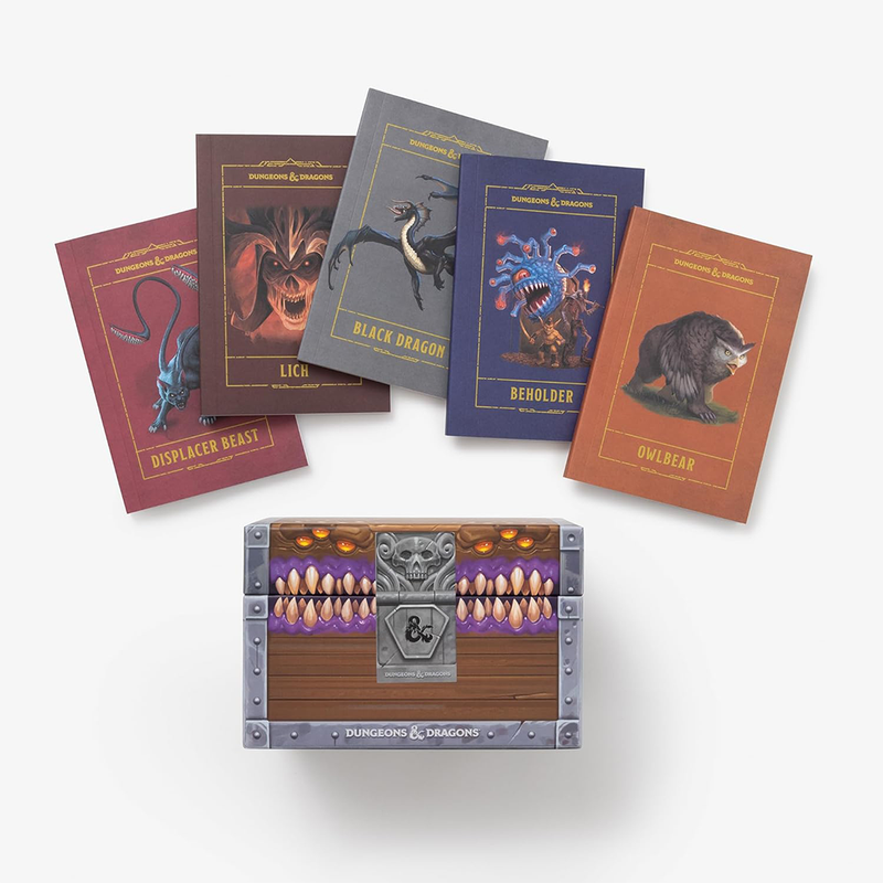 Dungeons & Dragons: Mimic Treasure Chest Notebook Set