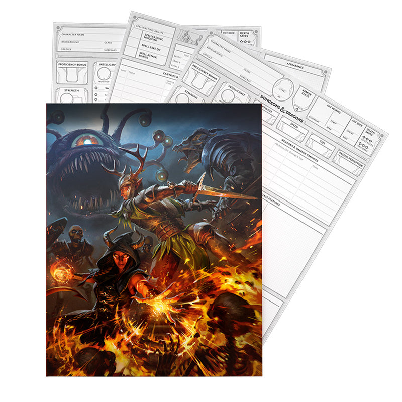 D&D 2024 - Official Character Sheets *Preorder*