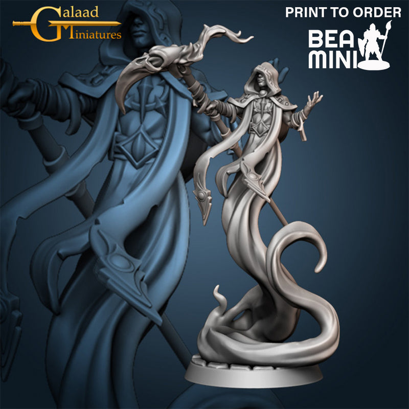 Dark Wizard | BeaMini Print to Order Miniatures