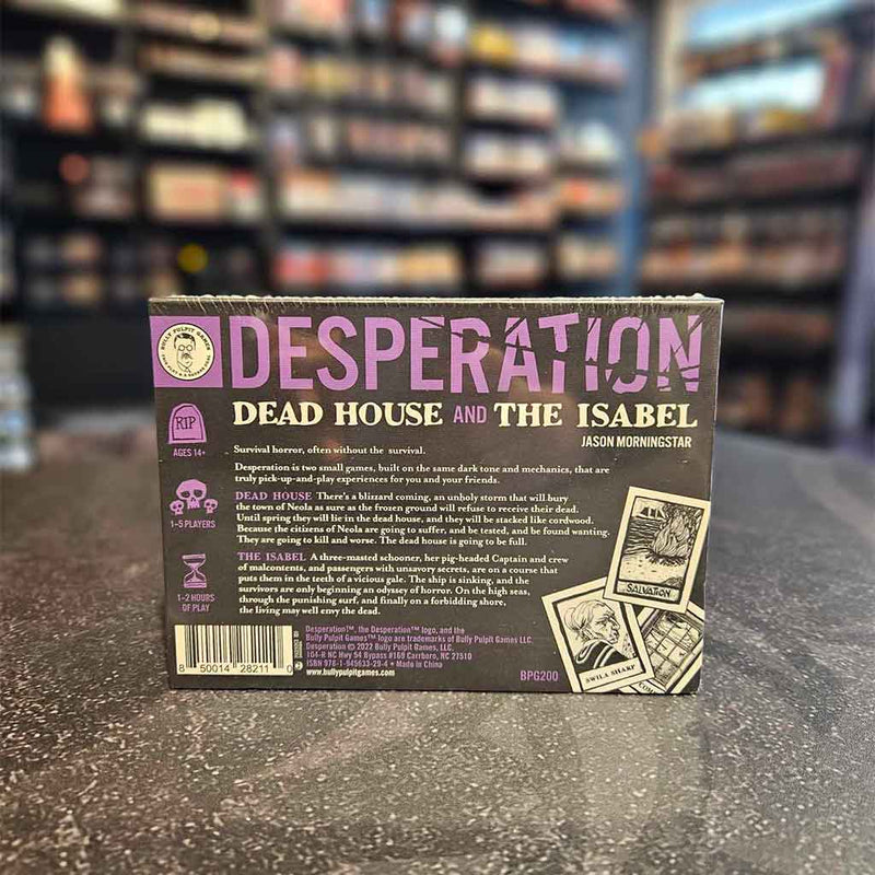 Desperation Survival Horror RPG - Dead House and The Isabel | Award Winning RPG