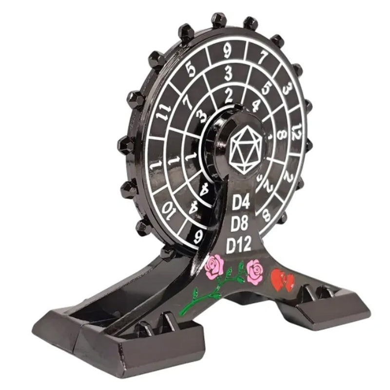 Black Ferris Wheel Metal Dice Spinner