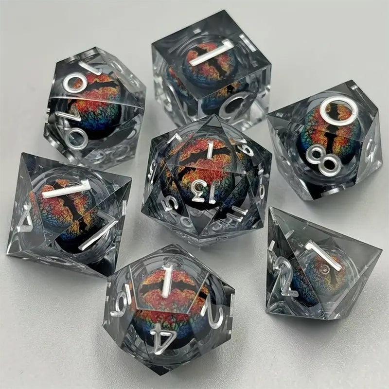 Eye of the Beholder -  Sharp Edge Dice Set