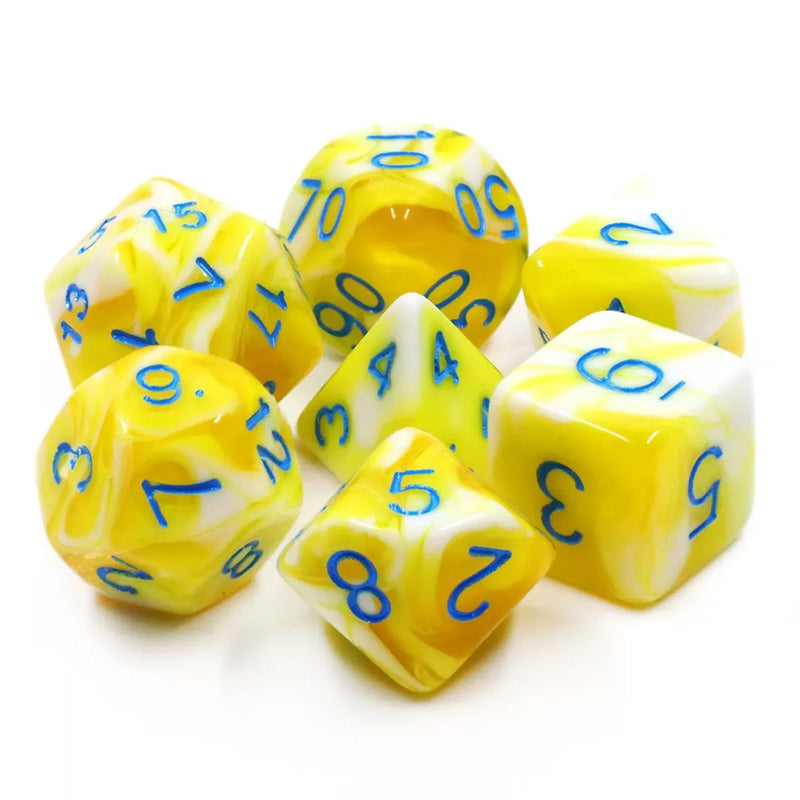 Big Bird - 7 Piece Polyhedral Dice Set + Dice Bag