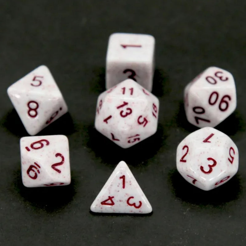 Clean Up Crew - 7 Piece  Polyhedral Dice Set + Dice Bag