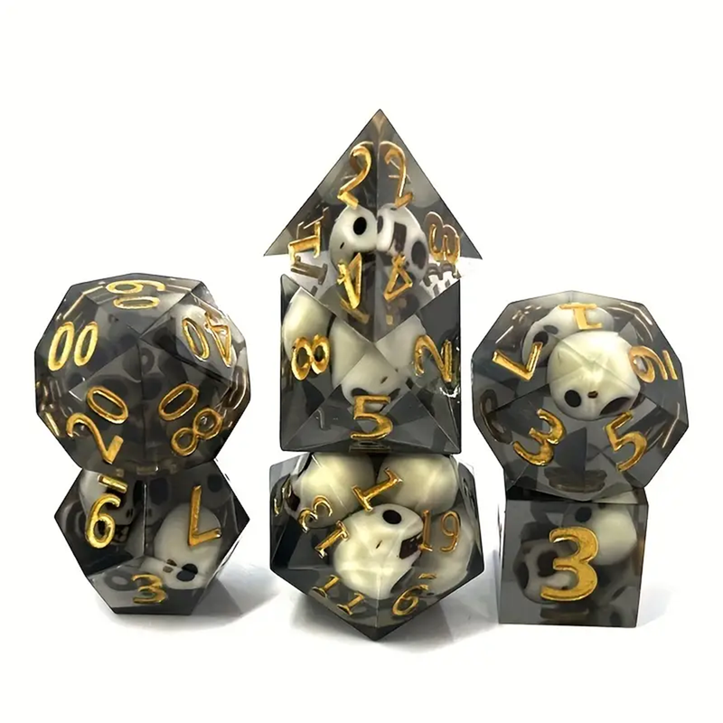 Dark Crypt - Sharpedge Dice Set and Dice Case