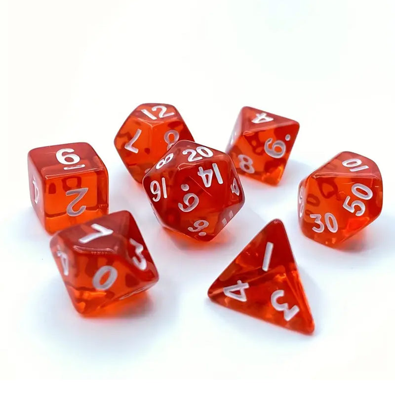 Fire Drops - Mini Polyhedral Dice Set