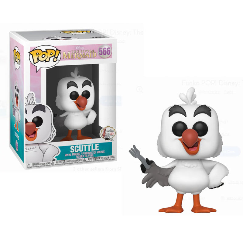 Disney: The Little Mermaid - Scuttle (with Fork) Pop! Vinyl (566)