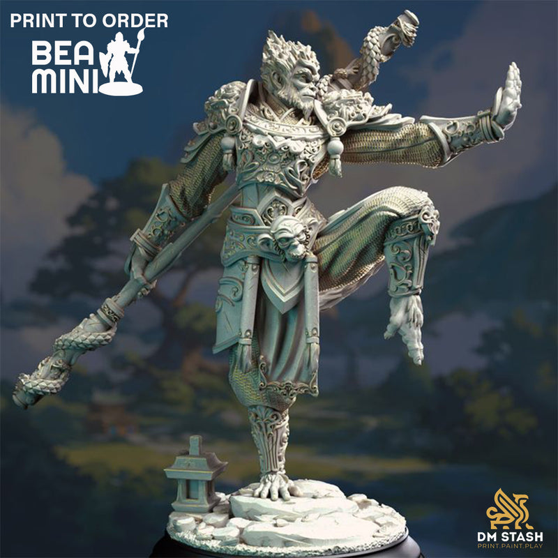 Monkey King - Wukong | BeaMini Print to Order Miniatures