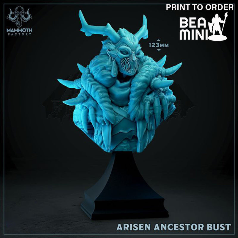 Arisen Ancestor Bust | BeaMini Print to Order Miniatures