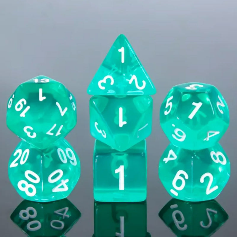 Kelpies Delight - 7 Piece Polyhedral Dice Set + Dice Bag