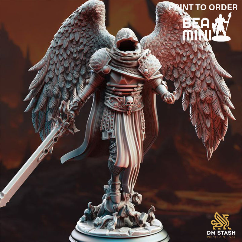 Soulreaper Angel - Eranemeli the Soulbringer | BeaMini Print to Order Miniatures