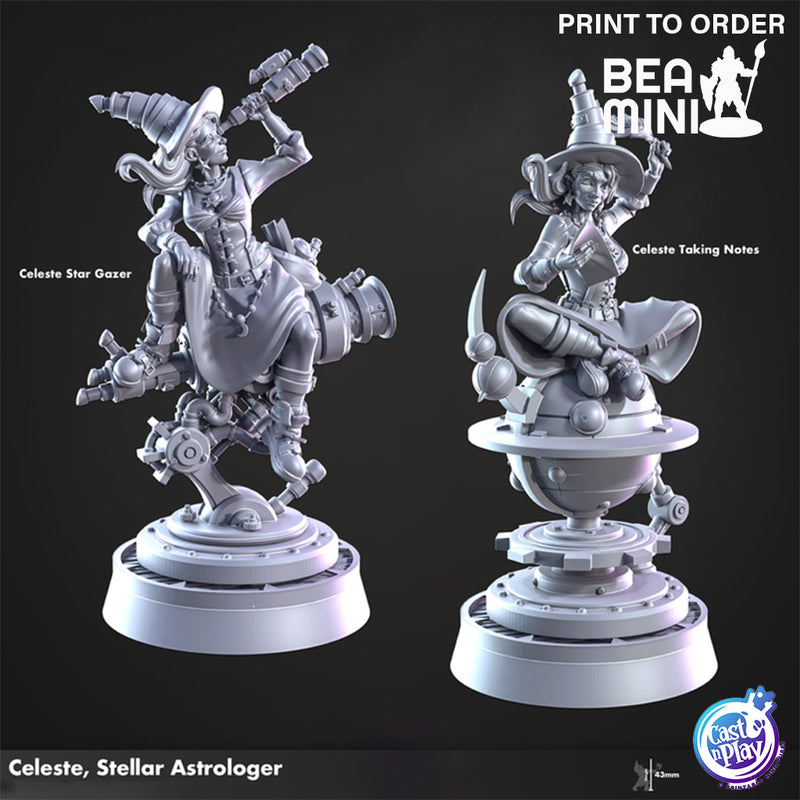 Celeste, Stellar Astrologer | BeaMini Print to Order Miniatures