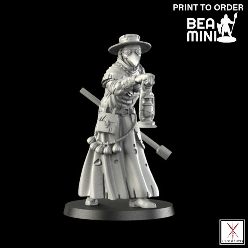 Plague Doctor | BeaMini Print to Order Miniatures