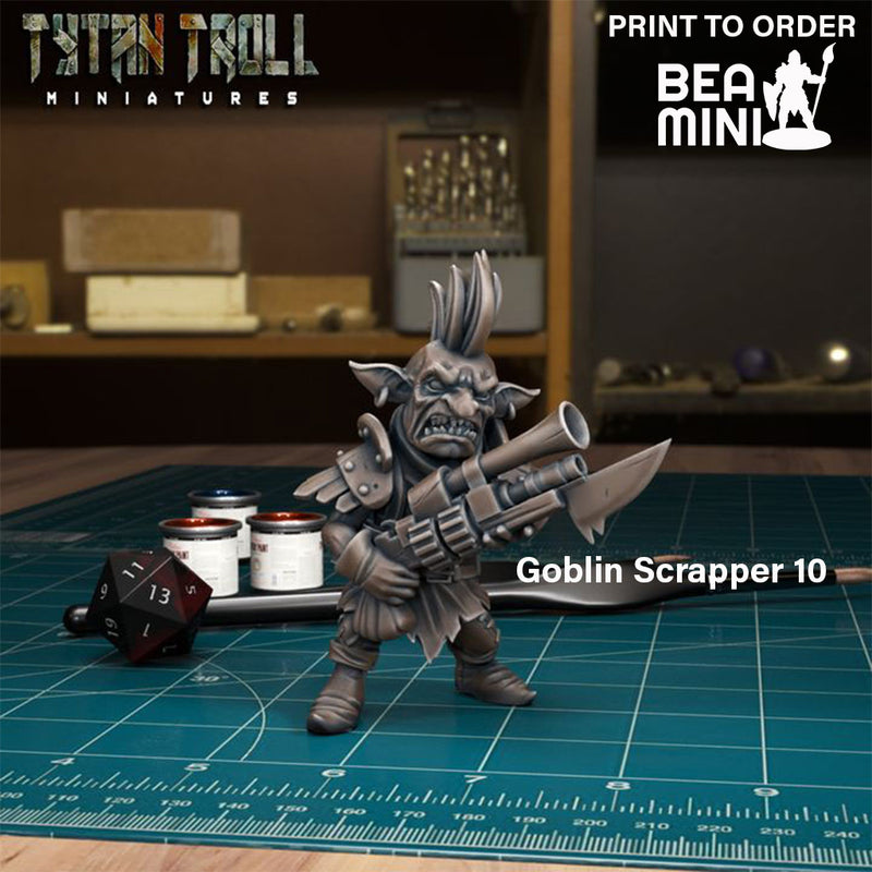 Goblin Scrapper | BeaMini Print to Order Miniatures