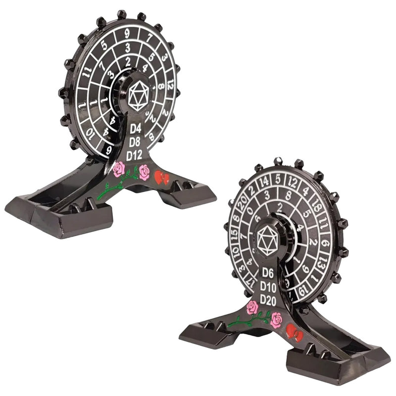 Black Ferris Wheel Metal Dice Spinner