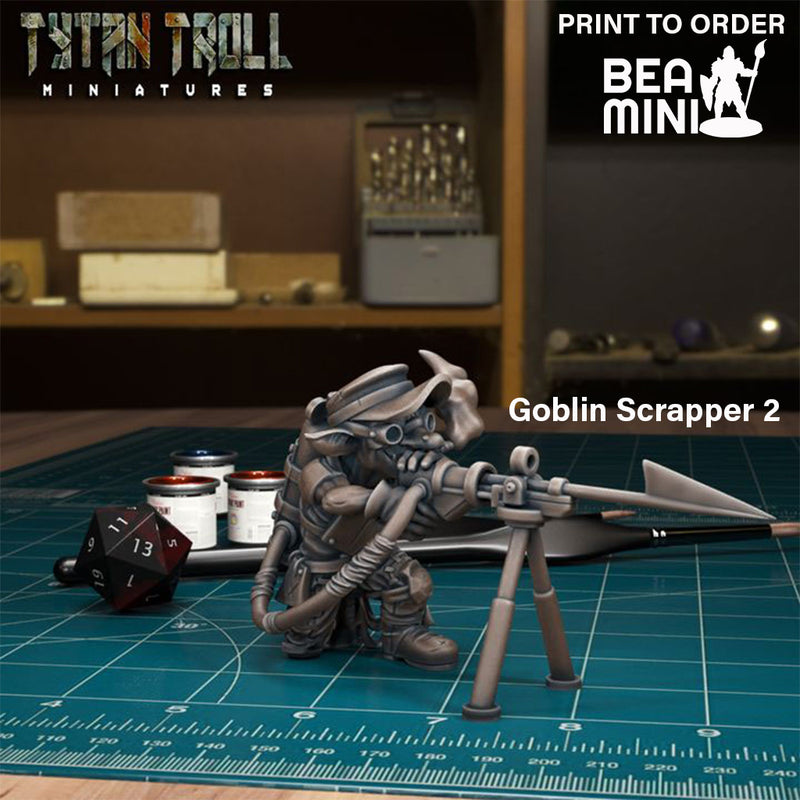 Goblin Scrapper | BeaMini Print to Order Miniatures