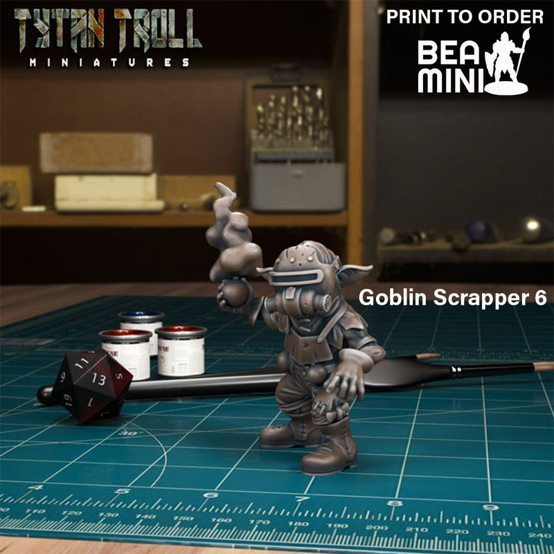 Goblin Scrapper | BeaMini Print to Order Miniatures