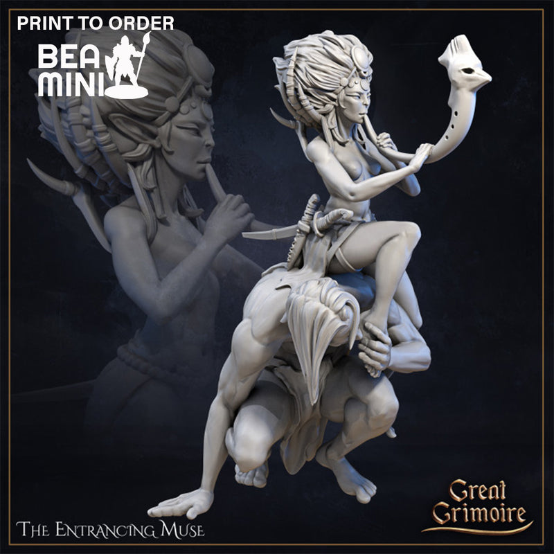 The Entrancing Muse | BeaMini Print to Order Miniatures