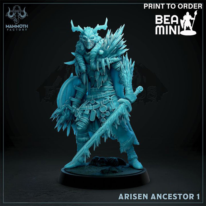 Arisen Ancestor 1 | BeaMini Print to Order Miniatures