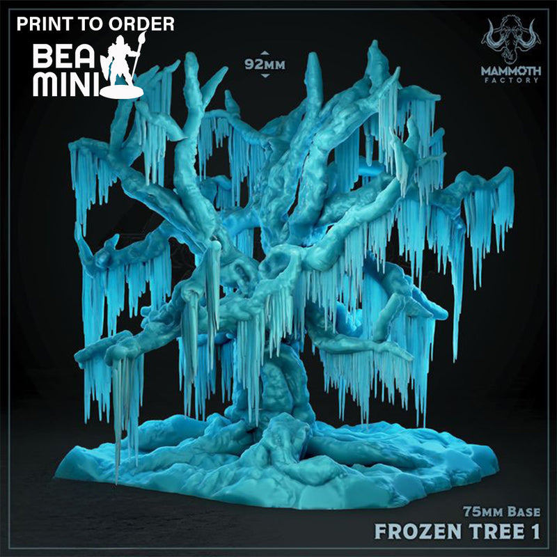 Frozen Tree 1 | BeaMini Print to Order Miniatures