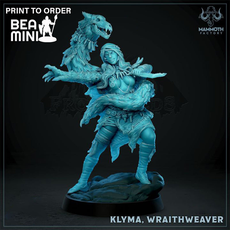 Kylma, Wraithreaver | BeaMini Print to Order Miniatures