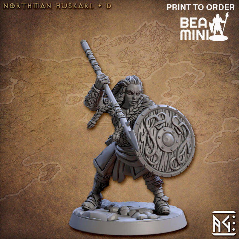 Northmen Huskarl | BeaMini Print to Order Miniatures