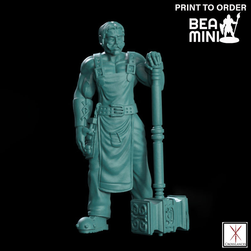 Blacksmith | BeaMini Print to Order Miniatures