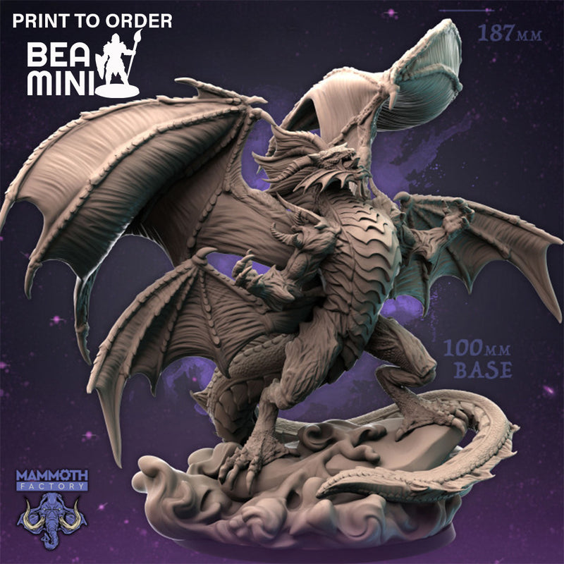 Bahamut | BeaMini Print to Order Miniatures